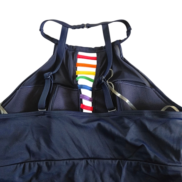 Cacique Navy One Piece Swimsuit - Picture 5 of 8